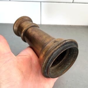 Antique Brass Firehose Nozzel